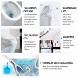 Toalett Tenfors Sanitario Hvit Blank
