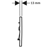 Betjeningsplate Geberit Sigma 01 Svart