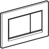Betjeningsplate Geberit Sigma 20 Matt Krom