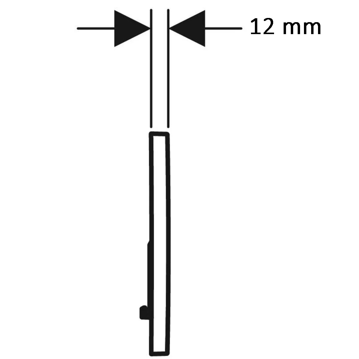 Betjeningsplate Geberit Sigma 20 Matt Hvit