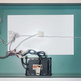 Dugfri LED-baderomsspeil med Bluetooth 80x65 cm Tenfors Spoty