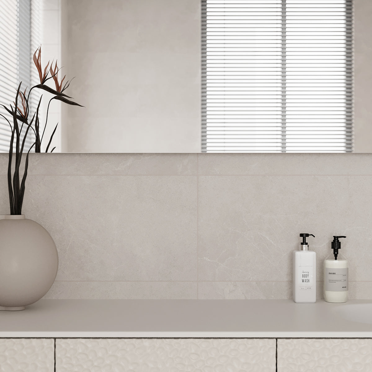 Gulvflis Storm Cream 30x60