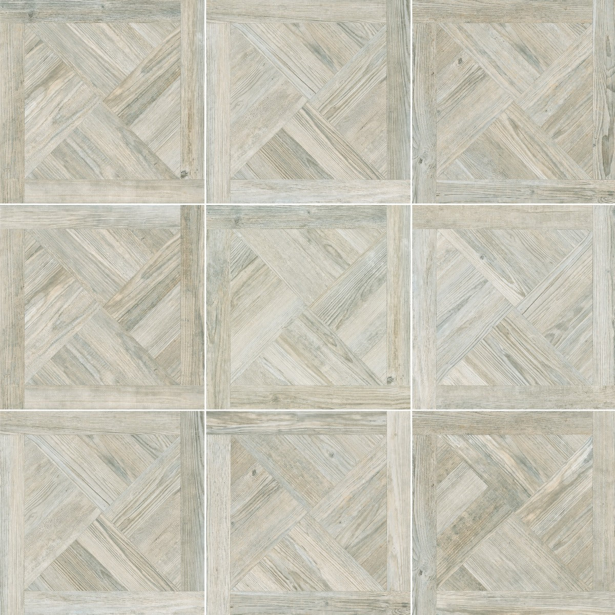 Parkettflis Casetto Rennes White 90x90