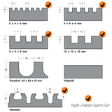Tannsparkel Sett Switch 280 mm