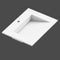 Swatch för Servant Solid Surface Tenfors Flow 60 cm Hvit Matt