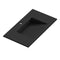 Swatch för Servant Solid Surface Tenfors Flow 80 cm Svart Matt