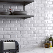 Veggflis Metro Carrara Marmor 10x20