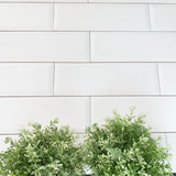 Veggflis Metro Hvit Blank 10x30