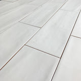 Veggflis Rustico Hvit Blank 10x30
