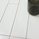 Veggflis Rustico Hvit Matt 10x30