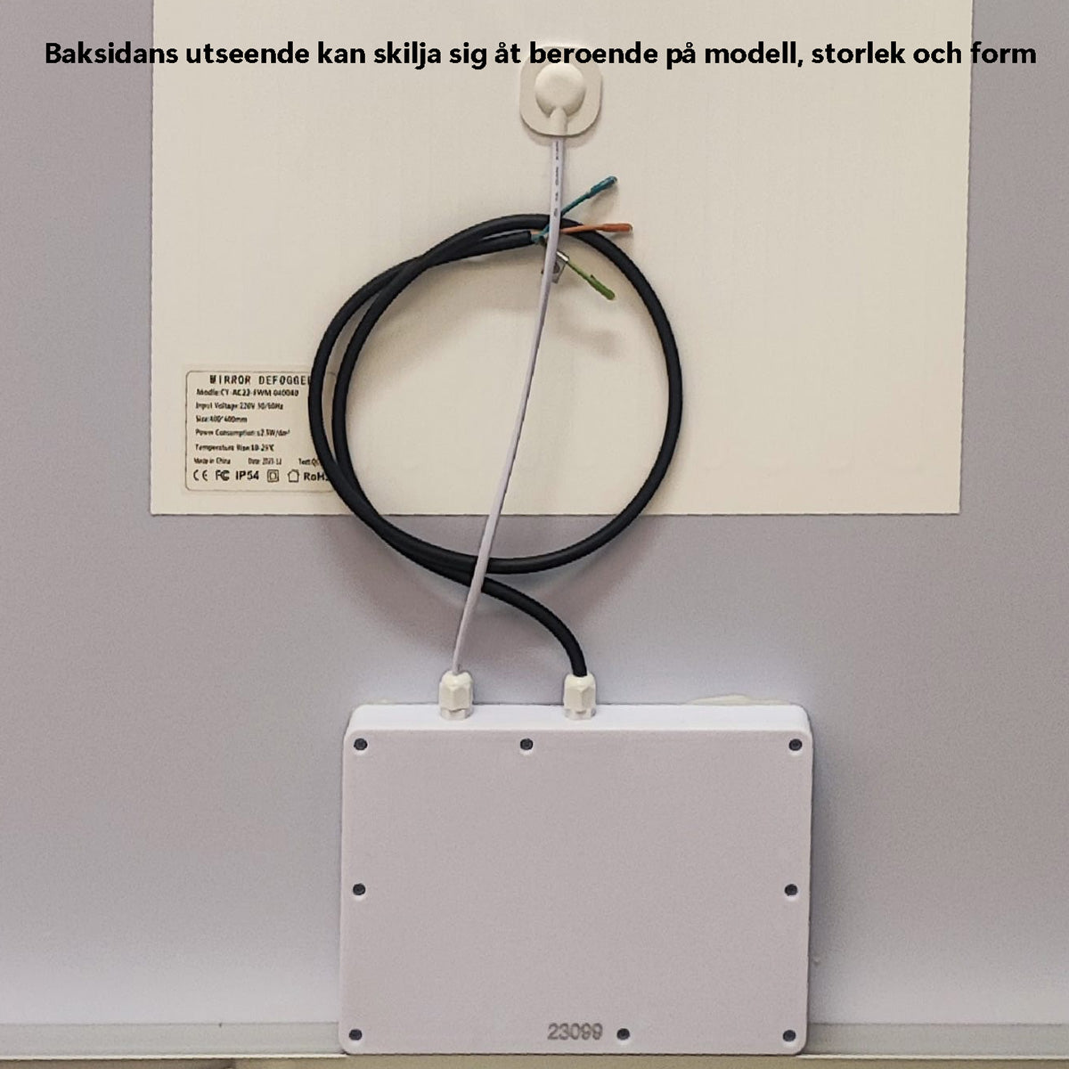 Baderomspeil Imfri LED 120x80 cm Tenfors Verona